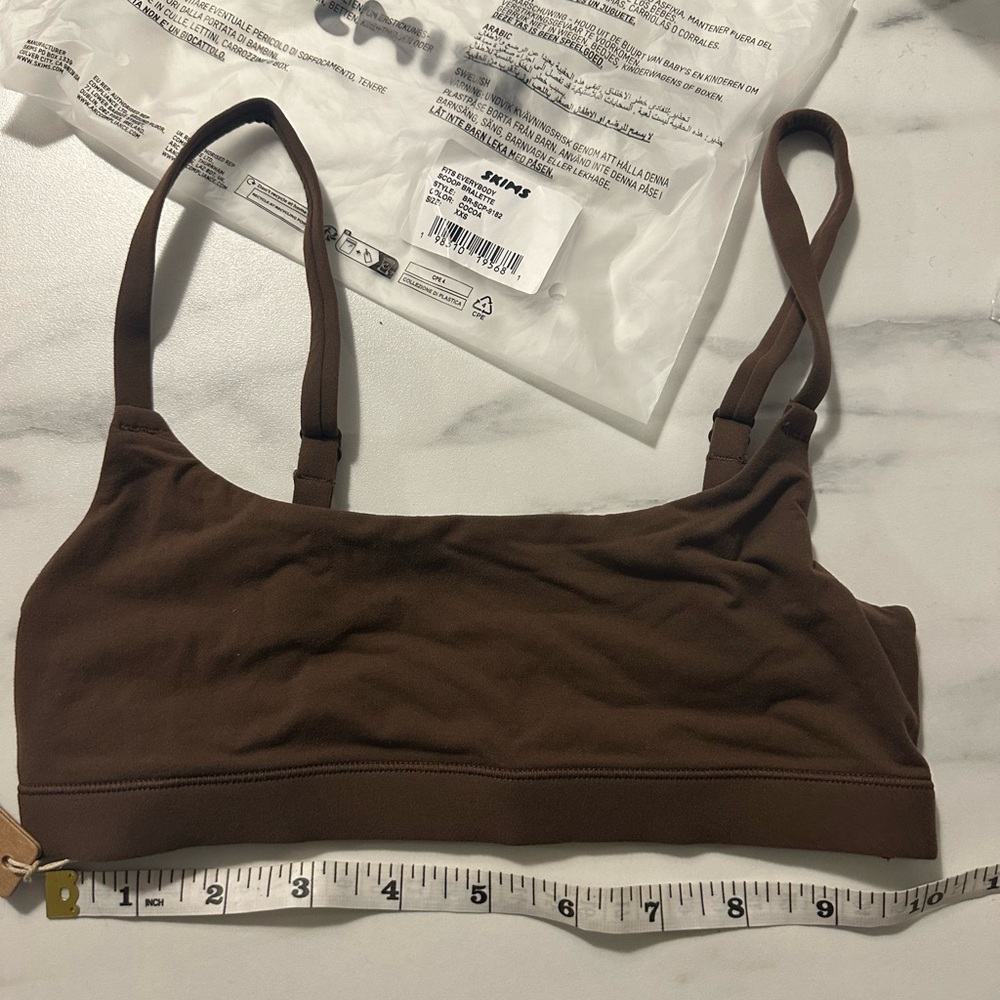 SKIMS Scoop Bralette Cocoa